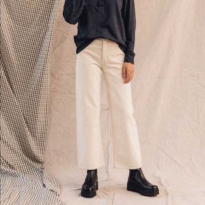 Agolde Ren High Rise Wide Leg Jeans in Paper
